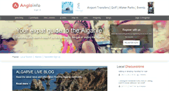 Desktop Screenshot of algarve.angloinfo.com